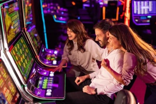 live baccarat table inside the queenbet casino lobby on mobile